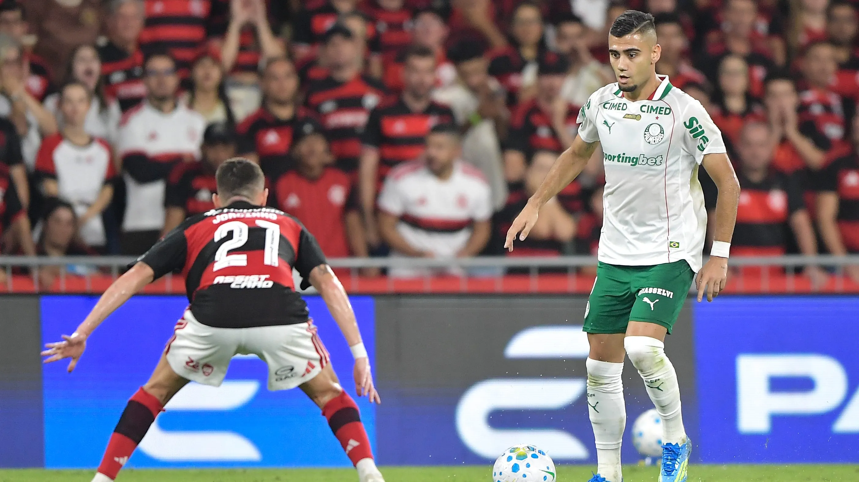 Andreas e Jorginho. Foto: Thiago Ribeiro/AGIF
