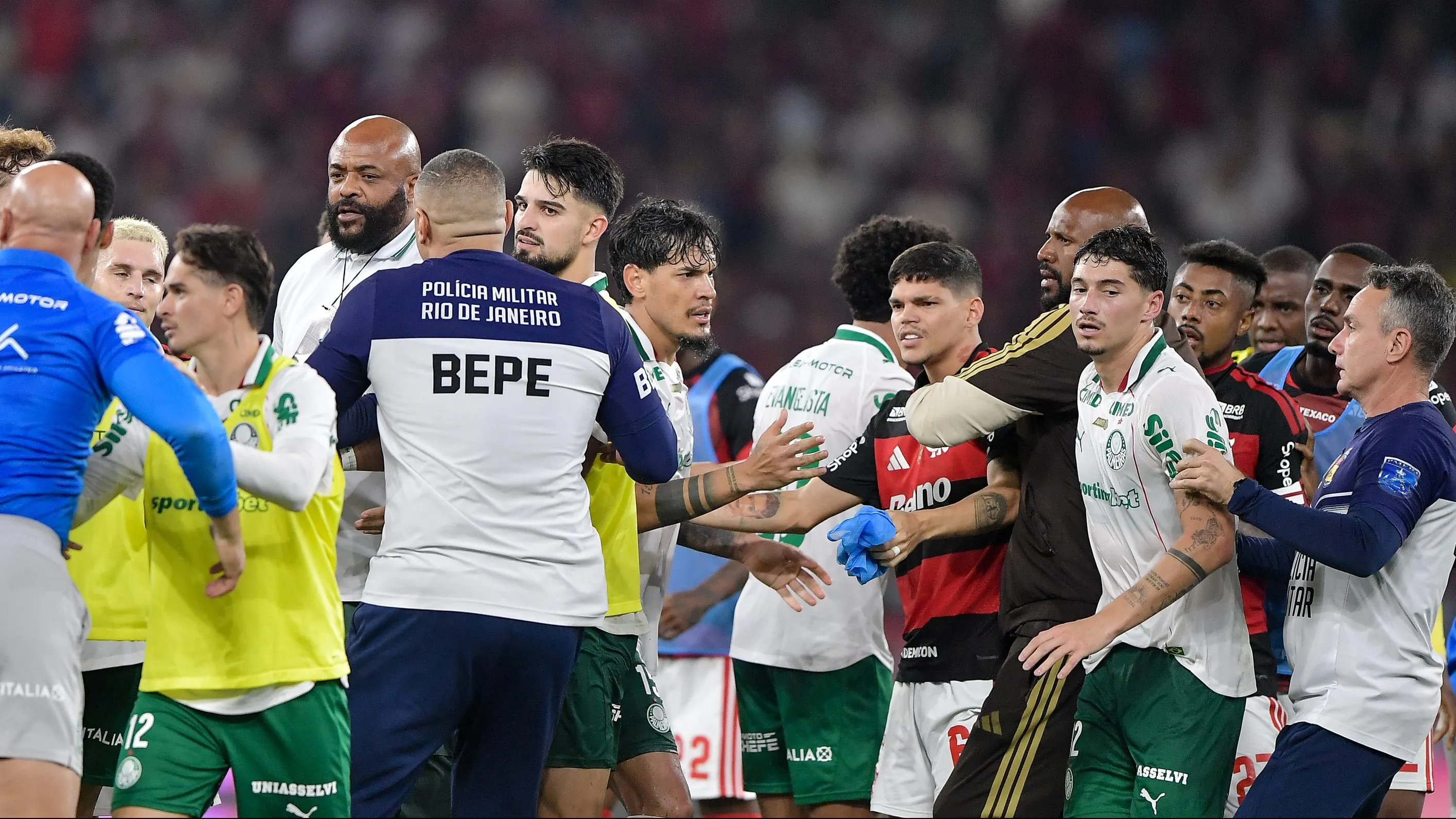 Flamengo X Palmeiras. Foto: Thiago Ribeiro/AGIF