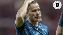 Arthur revela proposta para sair do Grêmio, mas ressalta desejo em continuar no Imortal. Foto: Liamara Polli/AGIF