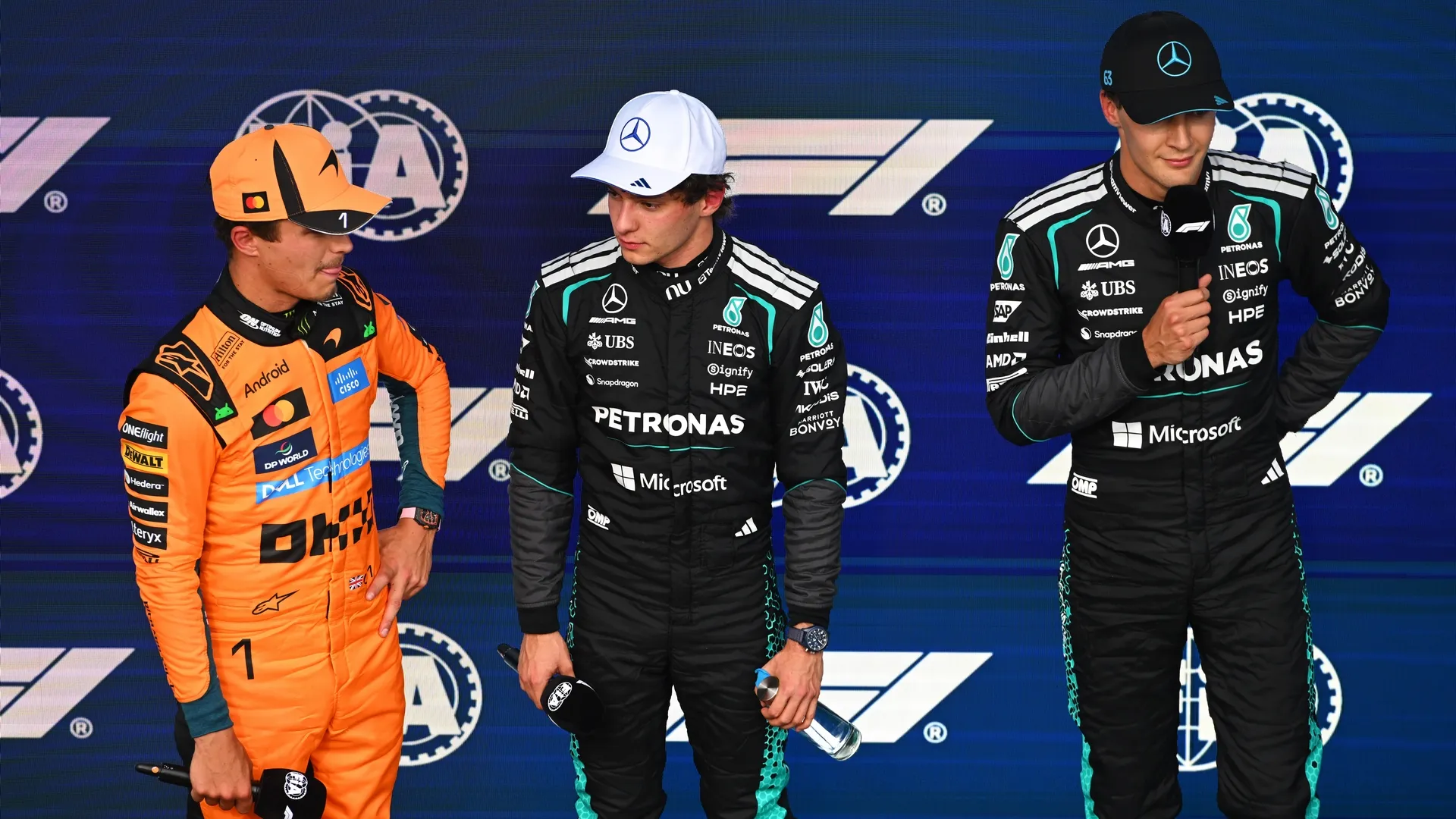 Pódio da sprint do Canadá – Rudy Carezzevoli/Getty Images