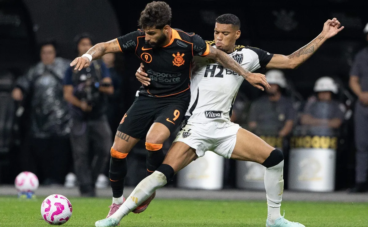 Corinthians x Atlético-MG: Inteligência Artificial prevê empate com gols na Neo Química Arena