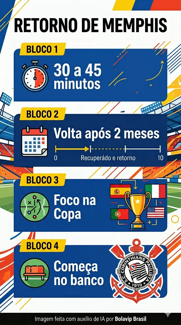 Infográfico Memphis Depay volta