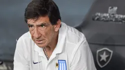 Gustavo Costas ex-técnico do Racing durante partida contra o Botafogo no estádio Engenhão pelo campeonato Copa Sul-Americana 2026. Foto: Thiago Ribeiro/AGIF