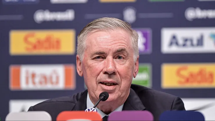 Carlo Ancelotti, treinador da Seleção Brasileira.