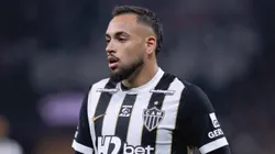 Maycon jogador do Atletico-MG durante partida contra o Corinthians no estadio Arena Corinthians pelo campeonato Brasileiro A 2026.