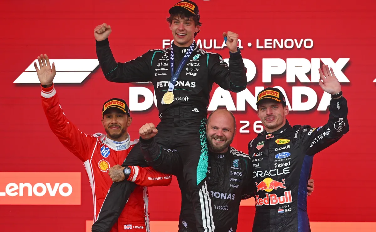 Veja a classificação da Fórmula 1 após o GP do Canadá com vitória de Andrea Kimi Antonelli