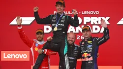 Kimi Antonelli celebra vitória no Canadá