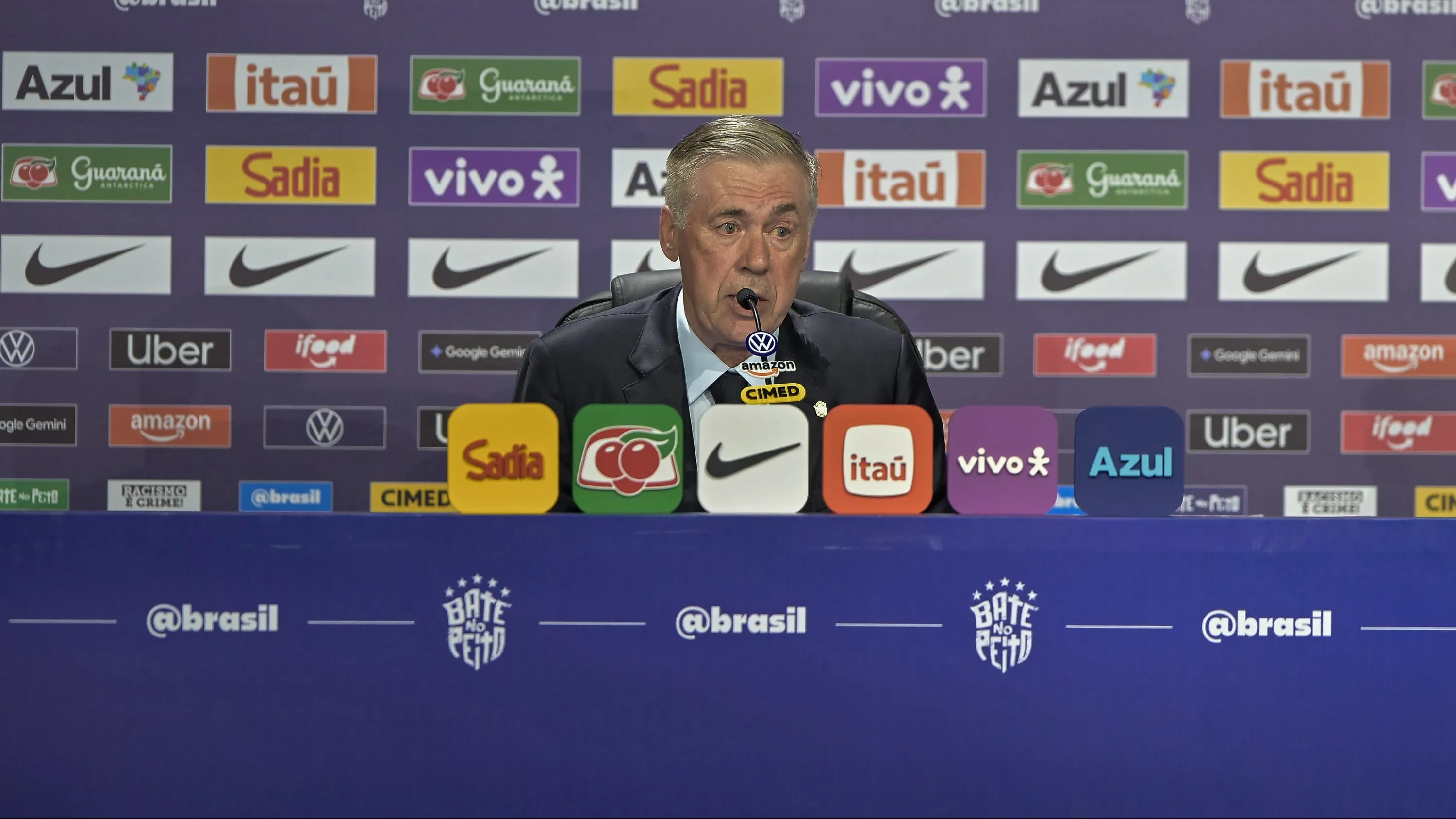 Ancelotti já anunciou os 26 escolhidos - Foto: Thiago Ribeiro/AGIF.