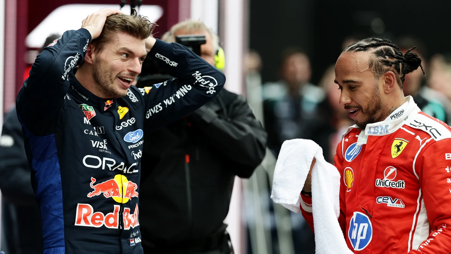 Verstappen e Hamilton
