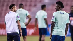 - Vinicius Jr. confirma que Neymar irá usar a 10 Foto: Pedro Martins/AGIF