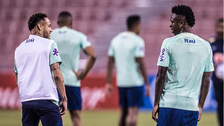 - Vinicius Jr. confirma que Neymar irá usar a 10 Foto: Pedro Martins/AGIF
