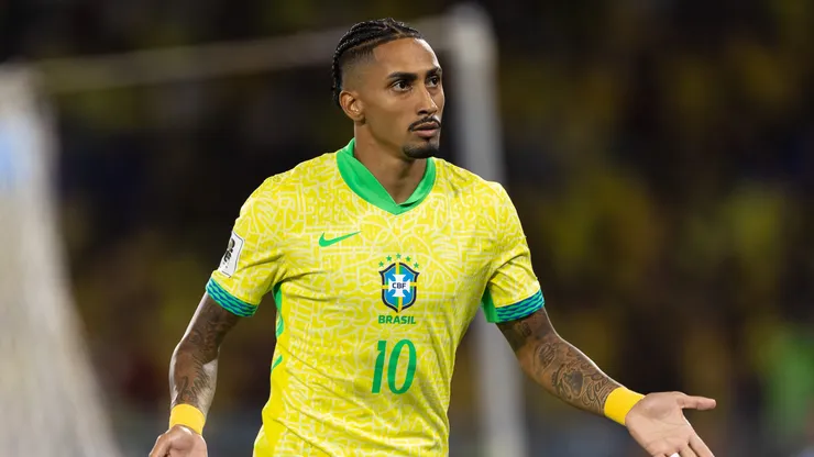 Raphinha vai disputar sua segunda Copa do Mundo. Foto: Ruano Carneiro/Getty Images
