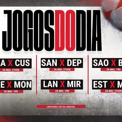 Mengão, Tricolor Paulista, Peixe e Imortal jogam nesta terça