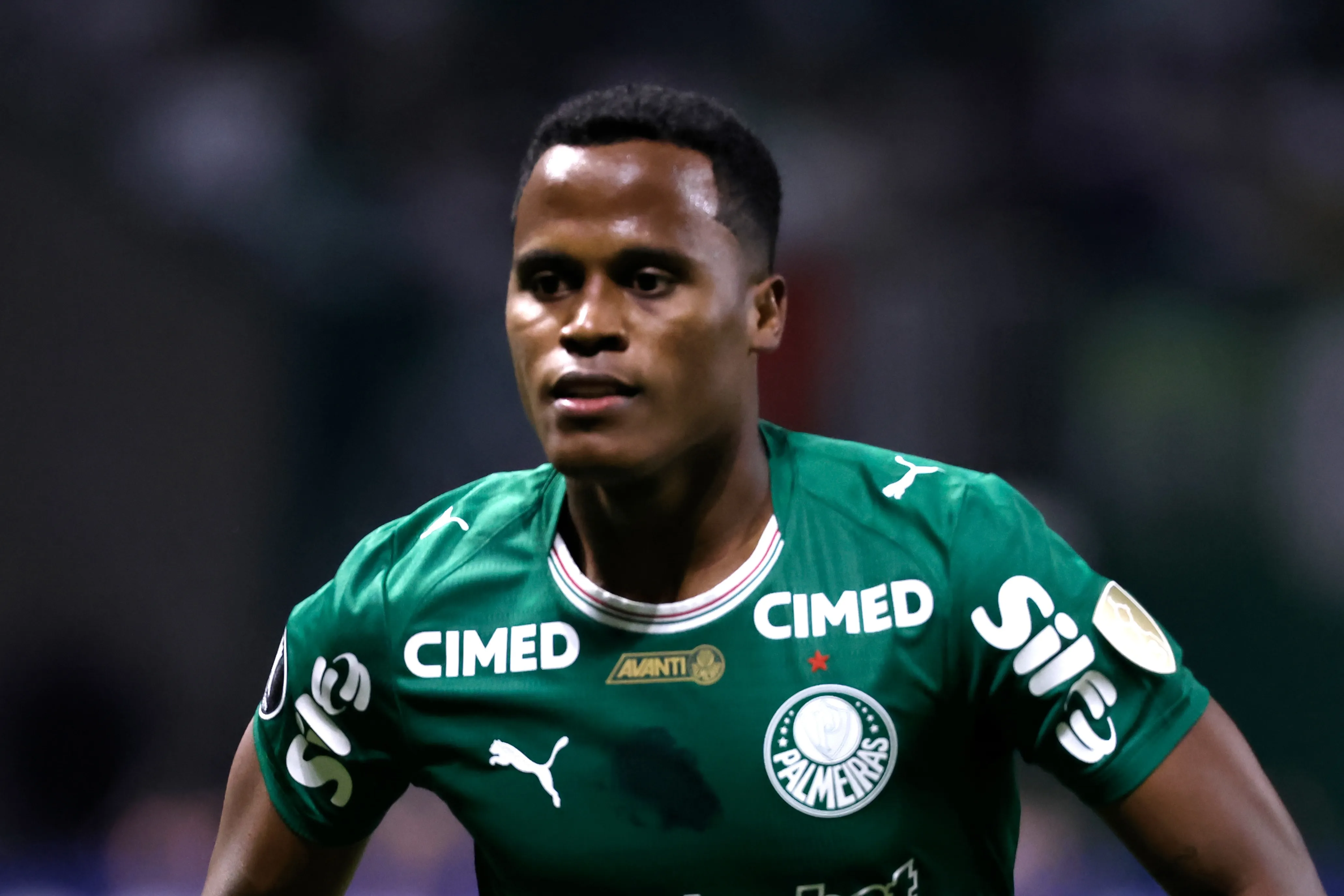 Arias em ação pelo Palmeiras. Foto: Marcello Zambrana/AGIF