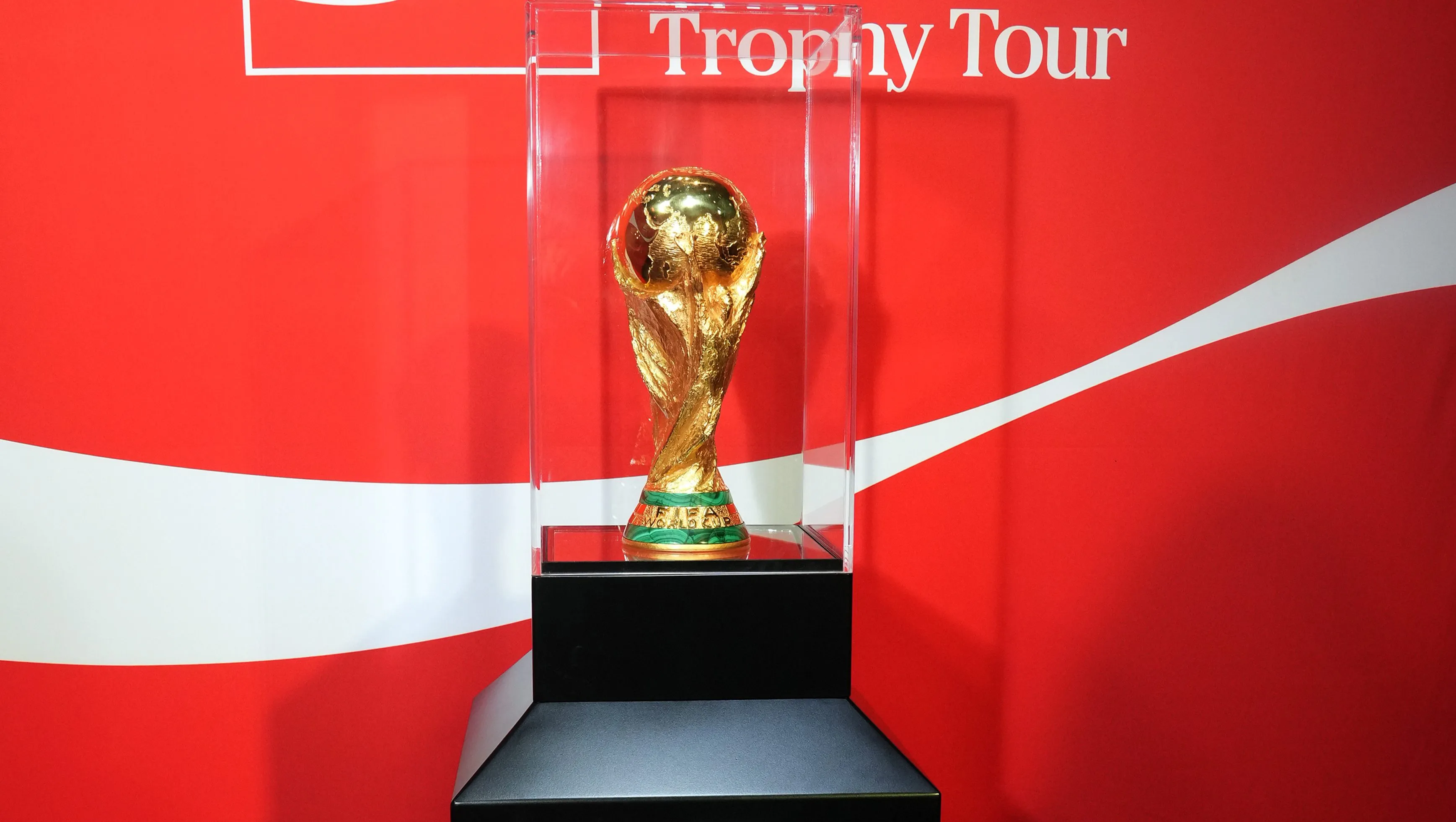 Taça da Copa do Mundo. (Photo by Presley Ann/Getty Images for The Coca-Cola Company)
