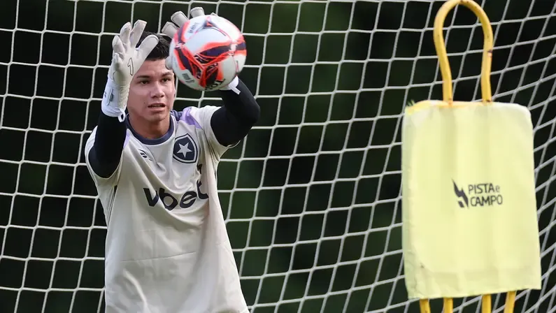 Cristhian Loor, goleiro do Botafogo. Foto: Vitor Silva/Botafogo