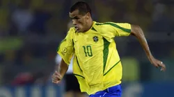 Rivaldo foi essencial na campanha do pentacampeonato de 2002 (Photo by Gary M. Prior)