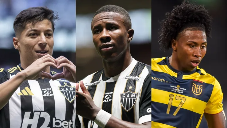 Convocados do Atlético. Foto: Gilson Lobo/Fernando Moreno/Thiago Ribeiro/AGIF