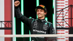Andrea Kimi Antonelli festeja vitória no GP do Canadá