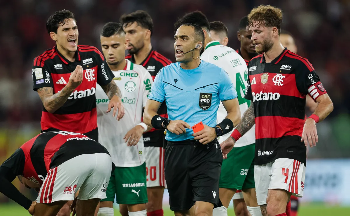 Flamengo x Palmeiras: CBF avalia como boa a arbitragem de Davi Lacerda