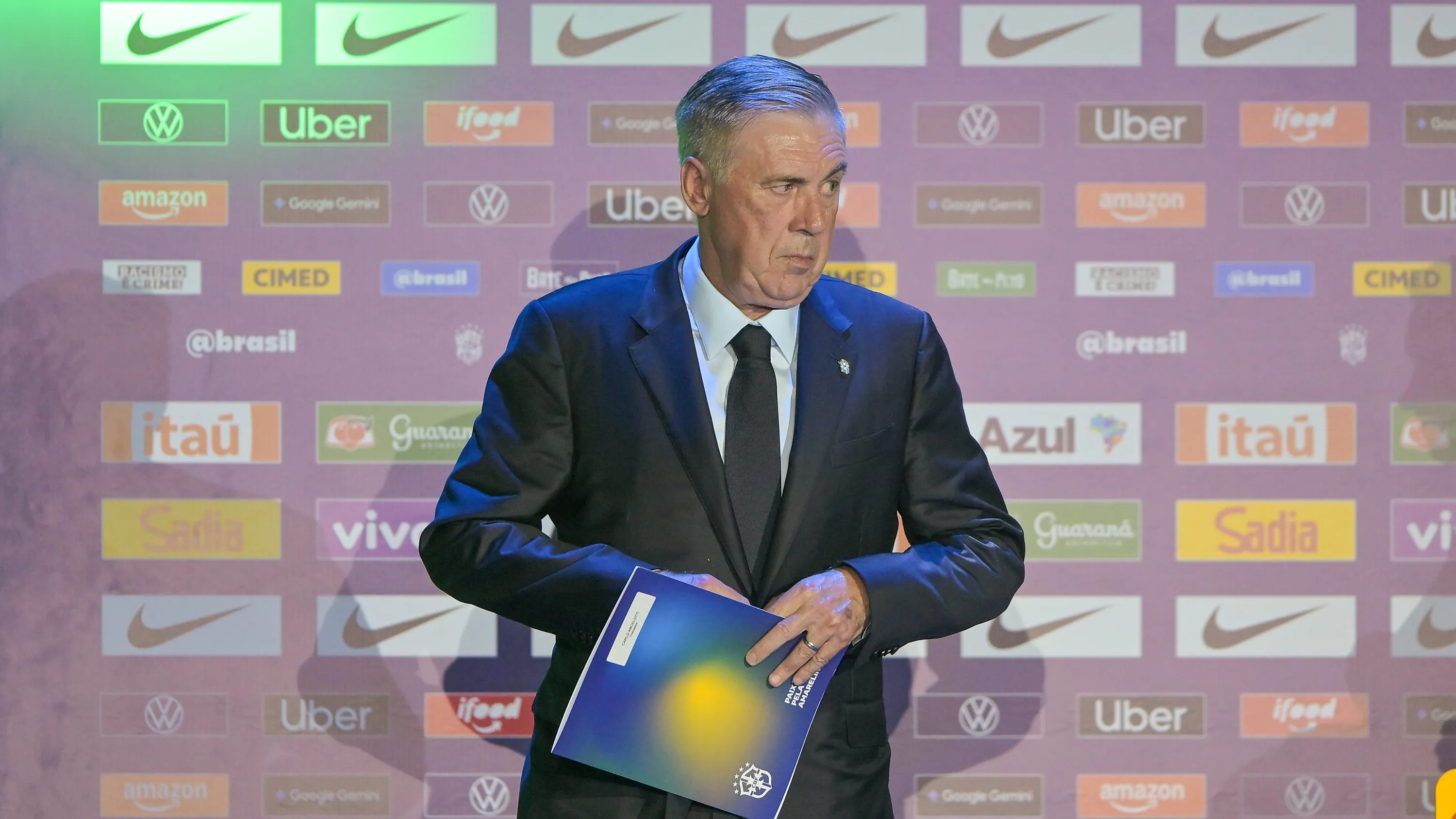 Carlo Ancelotti,  anuncia os 26 jogadores para a Copa do Mundo 2026, em coletiva no Museu do Amanhã, . Foto: Thiago Ribeiro/AGIF