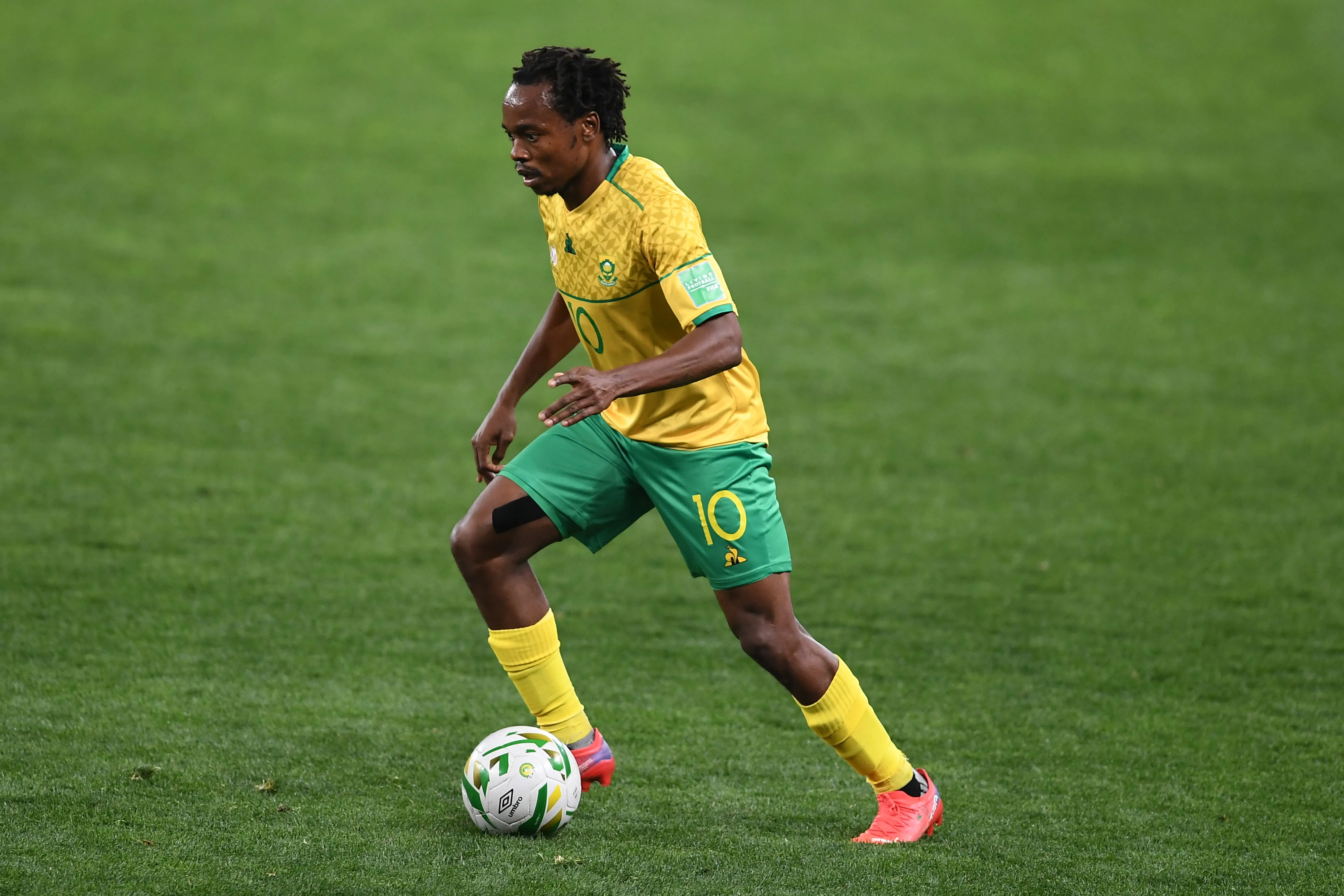 Percy Tau - África do Sul. Foto: Gallo Images/Getty Images