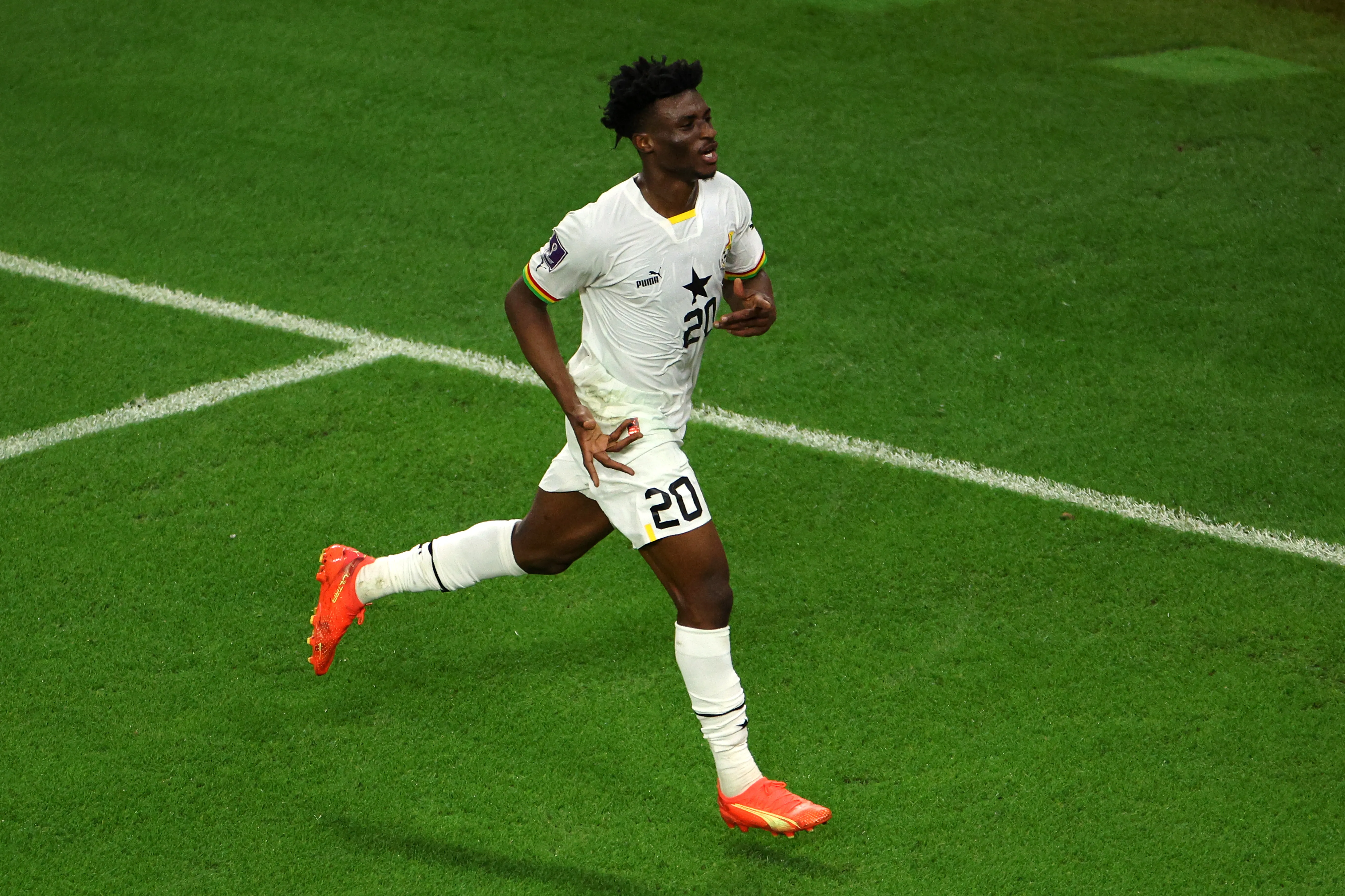 Mohammed Kudus - Gana. Foto: Dean Mouhtaropoulos/Getty Images