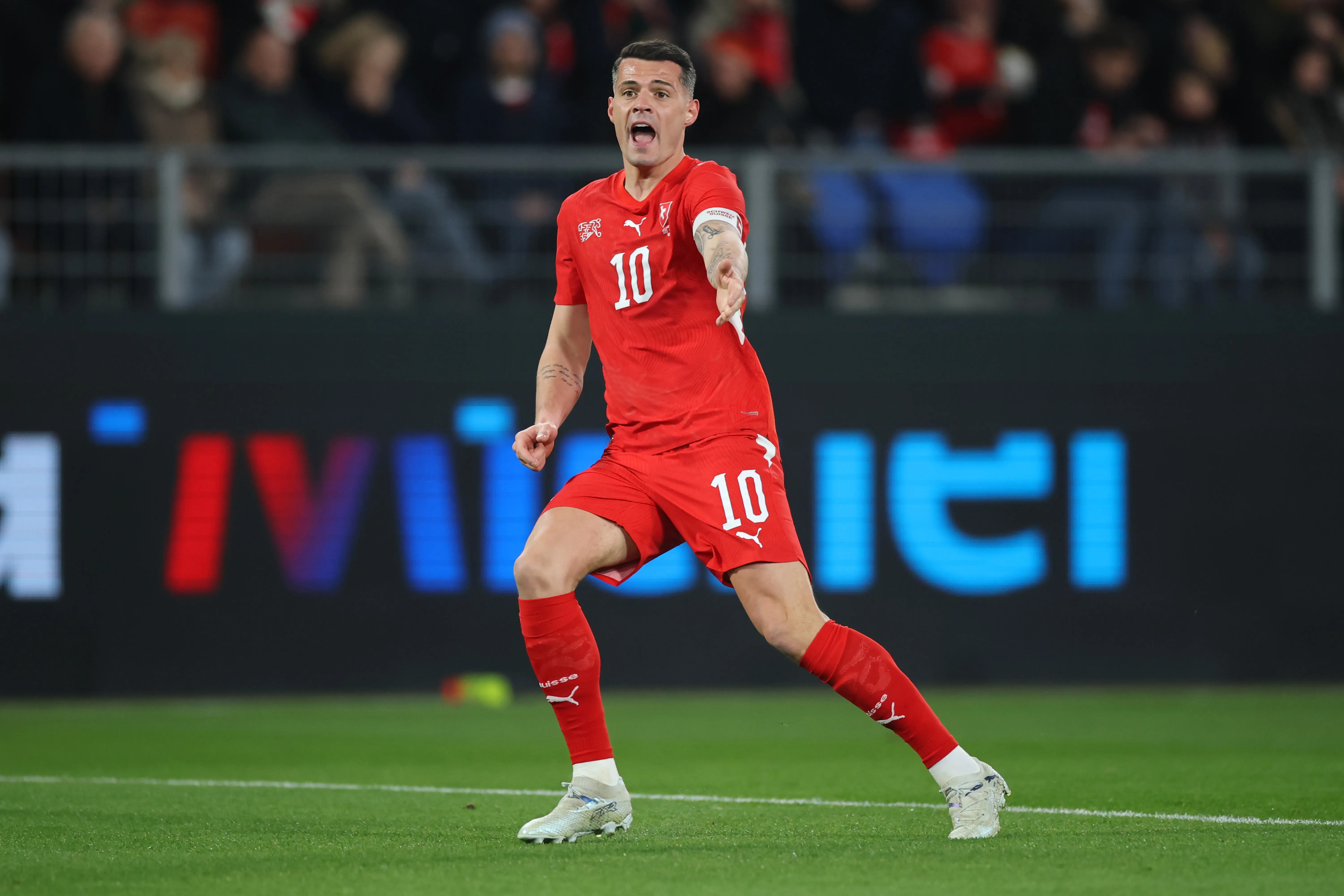 Granit Xhaka - Suíça. Foto: Alex Grimm/Getty Images