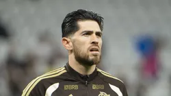 Rossi durante aquecimento antes de jogo contra o Corinthians.