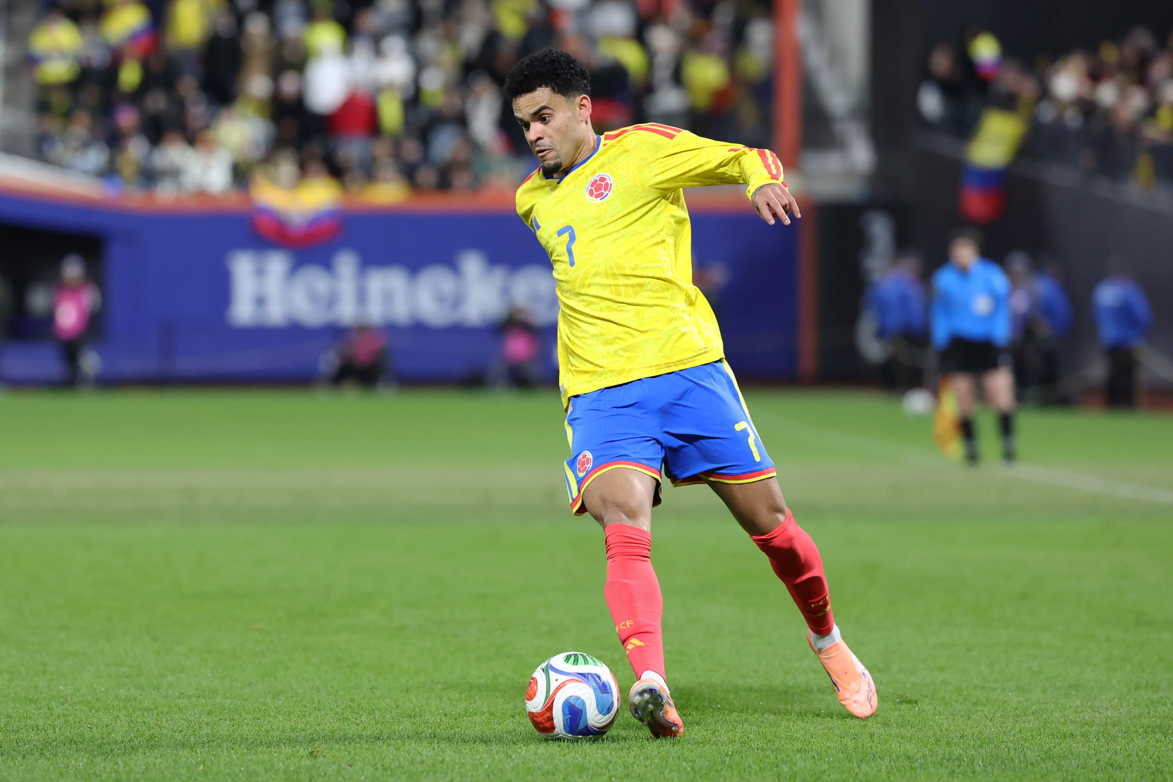 Luis Díaz - Colômbia. Foto: Jordan Bank/Getty Images