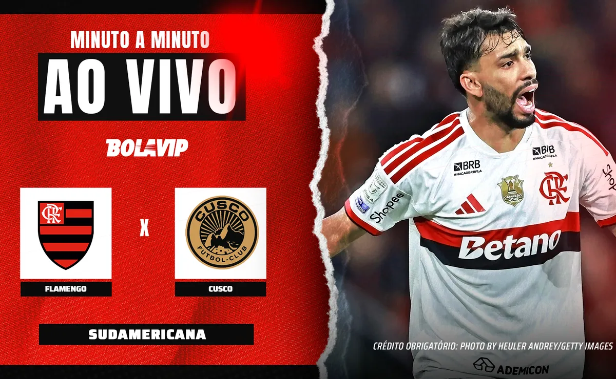 Flamengo x Cusco AO VIVO e GRÁTIS – Rossi é barrado e Andrew vira titular pela Copa Libertadores
