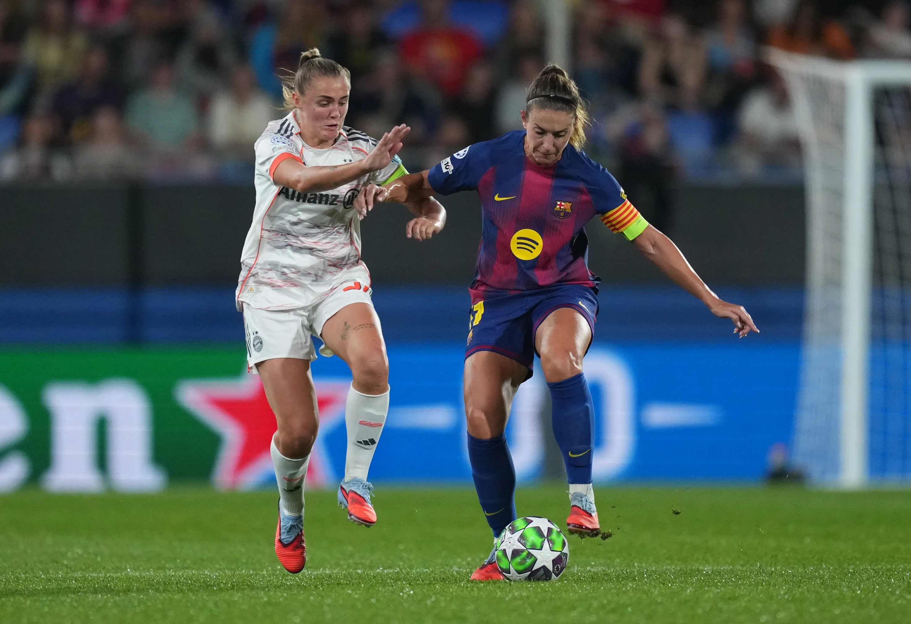 Alexia Putellas com a camisa do Barcelona. Foto: Kate McShane/Getty Images