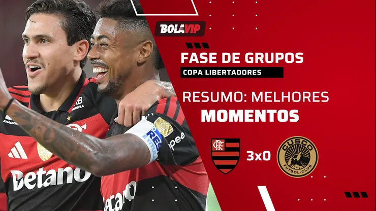 Flamengo vence o Cusco no Maracanã. Foto: Thiago Ribeiro/AGIF