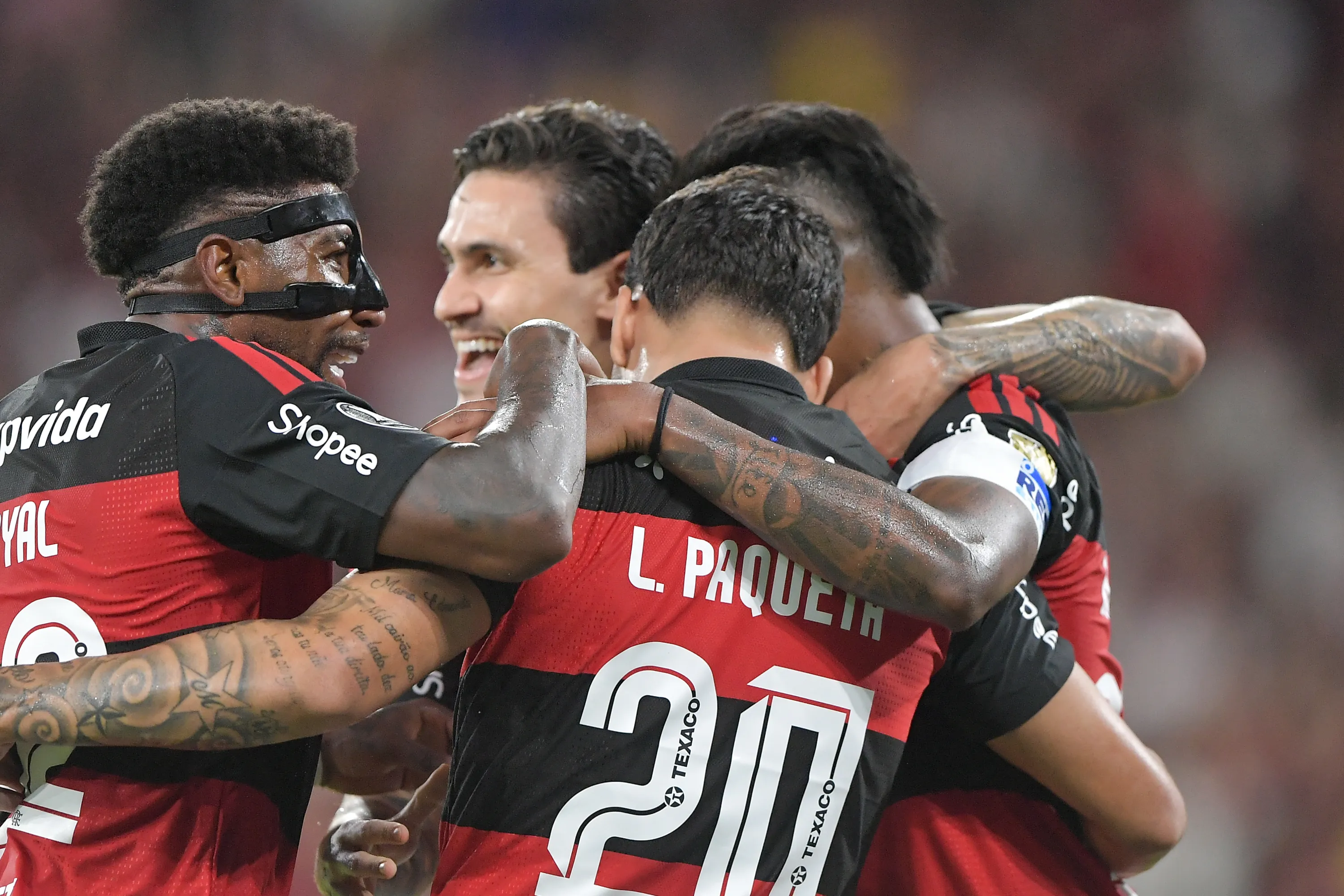 Flamengo atropela o Cusco no Maracanã. Foto: Thiago Ribeiro/AGIF