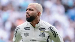 - Gabigol jogador do Santos durante aquecimento