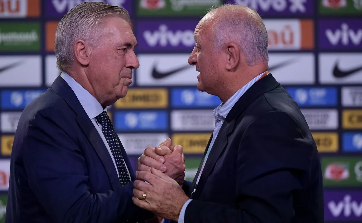 Felipão fará palestra na Seleção e reforça elo histórico com Ancelotti