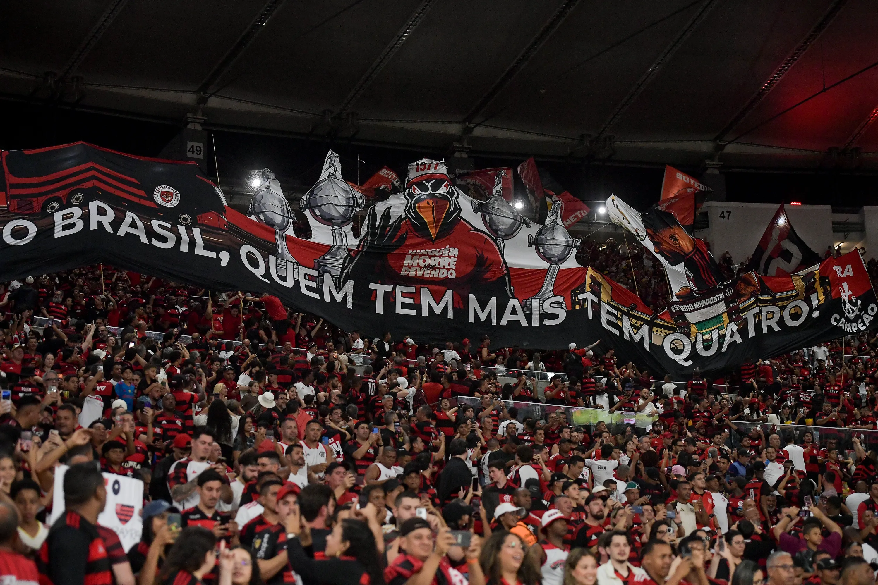 RJ – RIO DE JANEIRO – 23/05/2026 – BRASILEIRO A 2026, FLAMENGO X PALMEIRAS – Torcida do Flamengo durante partida contra Palmeiras no estadio Maracana pelo campeonato Brasileiro A 2026. Foto: Thiago Ribeiro/AGIF