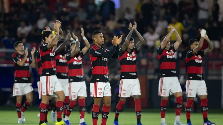 Flamengo bate recorde milionário mesmo após derrota para o Palmeiras — Foto Joisel AmaralAGIF