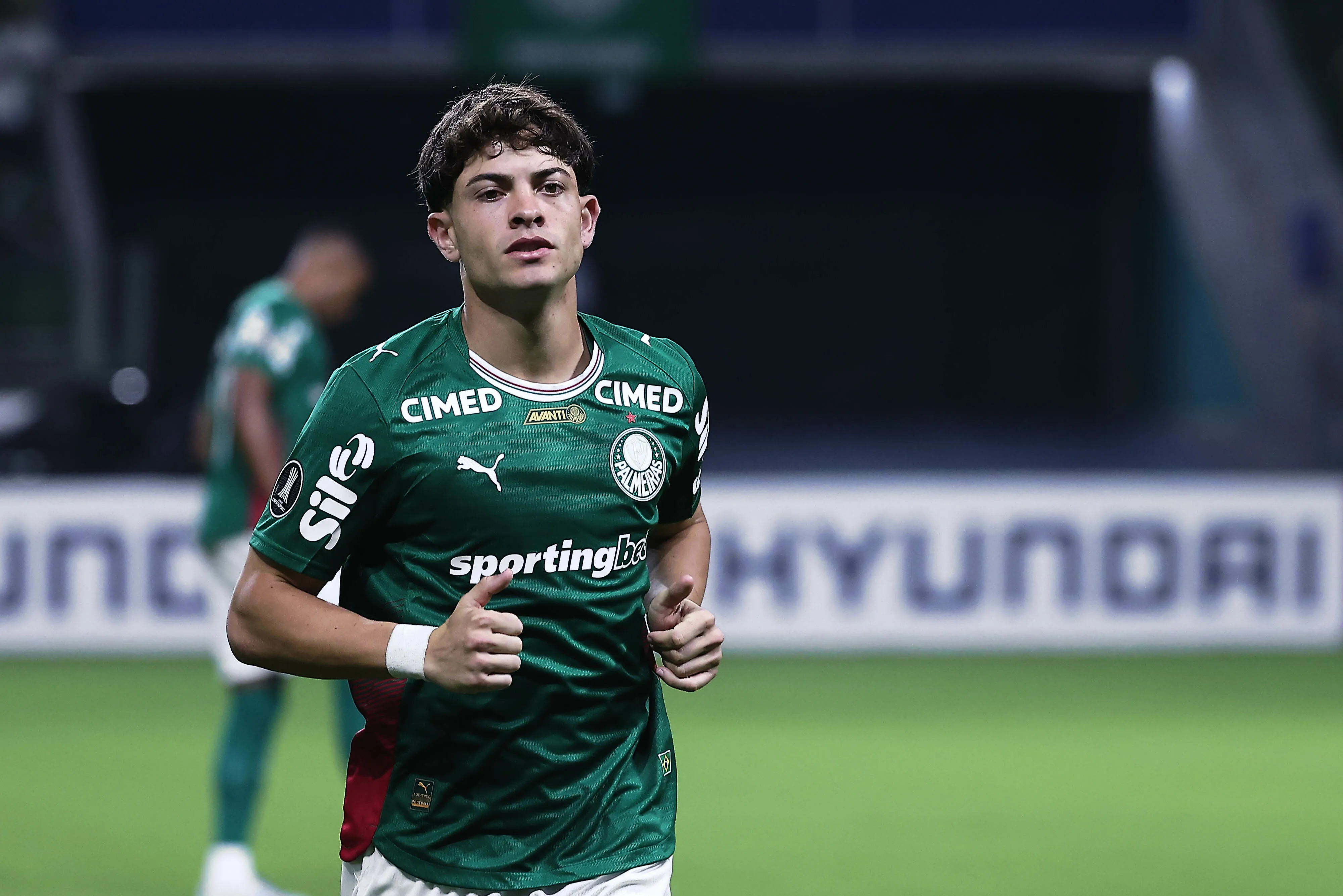 SP – SAO PAULO – 16/04/2026 – COPA LIBERTADORES 2026, PALMEIRAS X SPORTING CRISTAL – Agustin Giay jogador do Palmeiras durante partida contra o Sporting Cristal no estadio Arena Allianz Parque pelo campeonato Copa Libertadores 2026. Foto: Ettore Chiereguini/AGIF