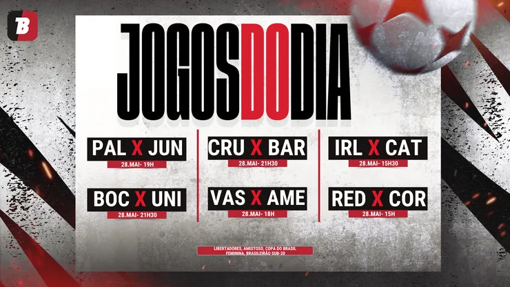 Confira os jogos do dia