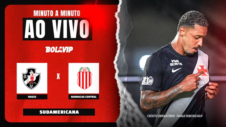 Vasco vence Barracas Central e se classifica na Sul-Americana