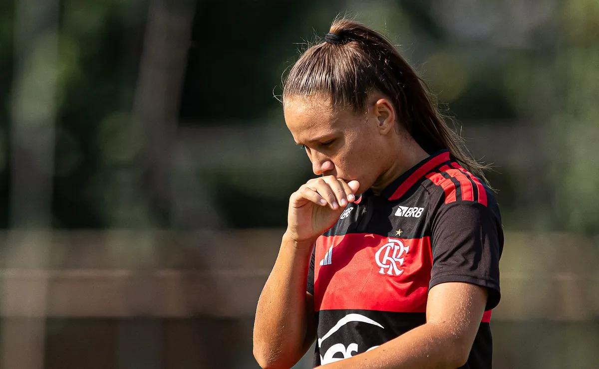 Brendha comemora vantagem do Flamengo na final, mas mantém pés no chão: “Não tem nada decidido”