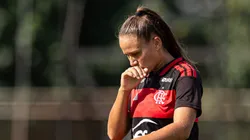 Brendha celebra boa fase e fala sobre final do Brasileirão Sub-20 - Foto: Paula Reis/Flamengo