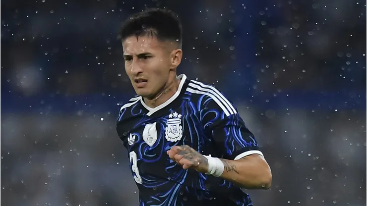 Gabriel Rojas, lateral-esquerdo do Racing-ARG - Foto: Marcelo Endelli/Getty Images