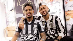 Rodrygo e Neymar juntos no Peixe