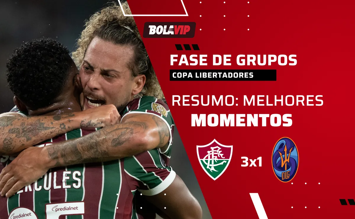 Fluminense 3 x 1 Deportivo La Guaira: resumo do jogo completo e gols pela Copa Libertadores