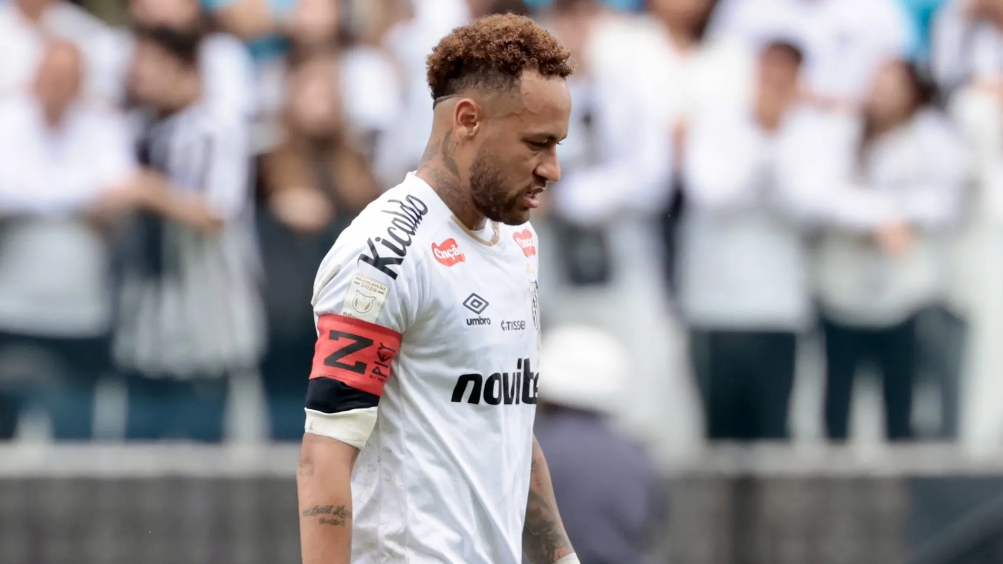 Neymar no Santos. Foto: Marcello Zambrana/AGIF