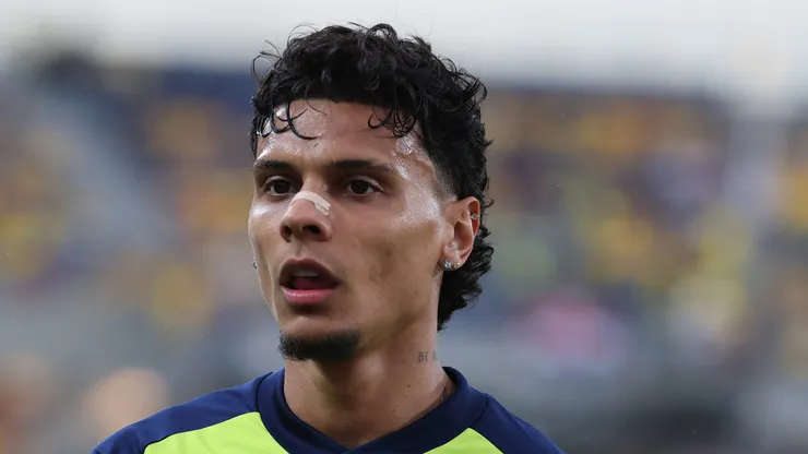 Richard Ríos, volante colombiano. Foto: Leonardo Fernandez/Getty Images