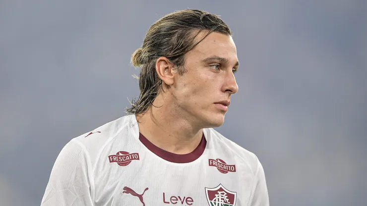 Canobbio jogador do Fluminense durante partida contra o Vasco no estadio Maracana pelo campeonato Brasileiro A 2026.