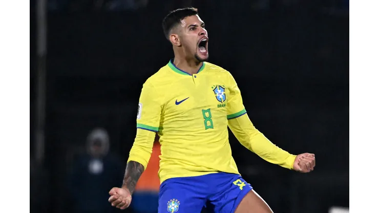 ​Bruno Guimarães. Foto: Guillermo Legaria/Getty Images